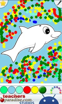 Ocean Animals Coloring Book android App screenshot 0