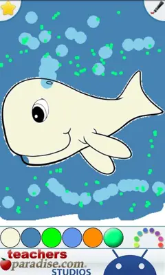 Ocean Animals Coloring Book android App screenshot 1