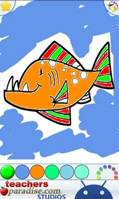 Ocean Animals Coloring Book android App screenshot 4